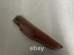 Hitohira Drop Point Blaze Hunting Knife with Sheath