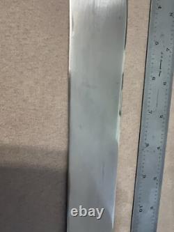 Huge Vintage 1985 Handmade Stag Wolf of Austin Texas Bowie Machete Knife Nice