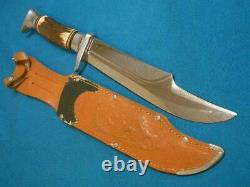 Huge Vintage Edge Solingen Germany 469 Stag Hunting Survival Bowie Knife Knives