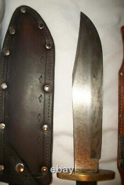 Hunting Custom Edge Mark Solingen Germany Bowie Knife Rhino Blade Stag