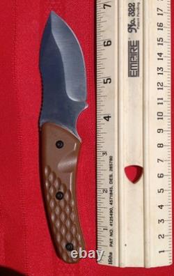 Hunting Fixed Blade Knife Lot (6) KABAR BUCK CAMILUS USMC SW + Crystonlon Stone