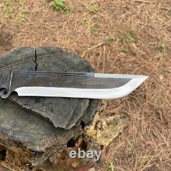 Hunting Hand Forged bowie Knife 10 inch ready to use kukri knife