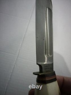 Hunting Knife Vintage Compass Solingen 844 With Original Sheath Never Used