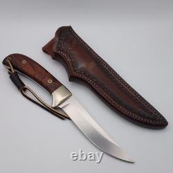Hunting knife Hand-made fixed blade JANTZ high carbon stain resist steel blade