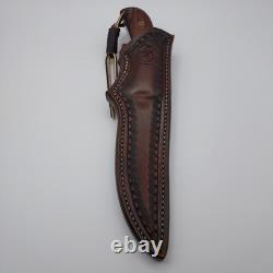 Hunting knife Hand-made fixed blade JANTZ high carbon stain resist steel blade