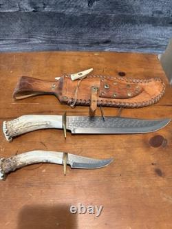 Hunting knives antler