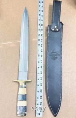 IMPACT CUTLERY WHOLESALE LOT of 10 LARGE FIXED BLADE KNIVES All With CRACK Handles