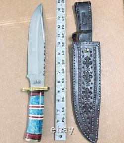 IMPACT CUTLERY WHOLESALE LOT of 10 LARGE FIXED BLADE KNIVES All With CRACK Handles