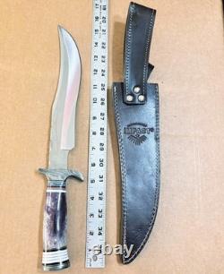 IMPACT CUTLERY WHOLESALE LOT of 10 LARGE FIXED BLADE KNIVES All With CRACK Handles