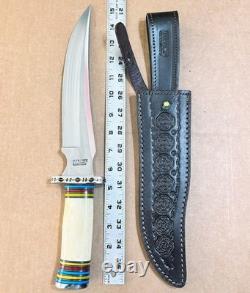 IMPACT CUTLERY WHOLESALE LOT of 10 LARGE FIXED BLADE KNIVES All With CRACK Handles