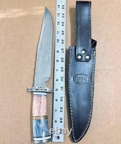 IMPACT CUTLERY WHOLESALE LOT of 10 LARGE FIXED BLADE KNIVES All With CRACK Handles