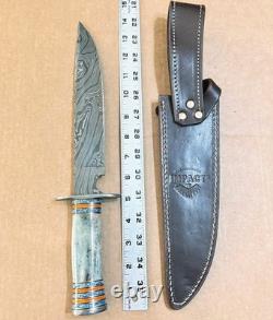 IMPACT CUTLERY WHOLESALE LOT of 10 LARGE FIXED BLADE KNIVES All With CRACK Handles