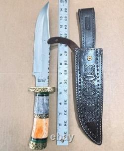 IMPACT CUTLERY WHOLESALE LOT of 10 LARGE FIXED BLADE KNIVES All With CRACK Handles