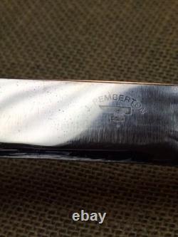 J PEMBERTON custom Forged Hunting Knife 6 Blade, Maple Handle With Sheath USA