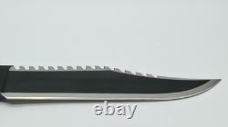 JIMMY LILE C Series 050 Black First Blood II Survival Knife w Sheath & Soft Case