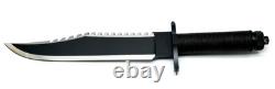 JIMMY LILE C Series 050 Black First Blood II Survival Knife w Sheath & Soft Case