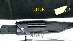 JIMMY LILE C Series 050 Black First Blood II Survival Knife w Sheath & Soft Case