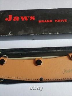 Jaws Brand Buccaneer Archangel Michael Knife/Sword Sheath w Box 18 long Rare