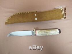 Jim Ort OZ Custom Hunter/Skinner Knife Used