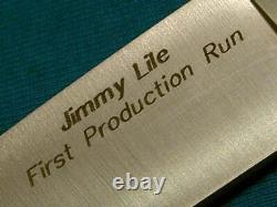 Jimmy Lile 1strun 7star Drop Point Hunting Skinning Survival Knife Sheath Knives