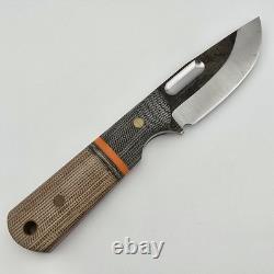 Joey Roman Custom Bowie Fixed Blade 2.75 1095 Saber Grind Fuller Kydex Sheath