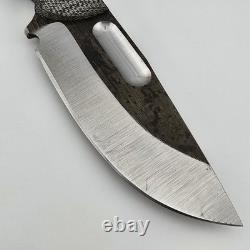 Joey Roman Custom Bowie Fixed Blade 2.75 1095 Saber Grind Fuller Kydex Sheath