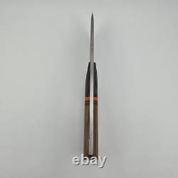 Joey Roman Custom Bowie Fixed Blade 2.75 1095 Saber Grind Fuller Kydex Sheath