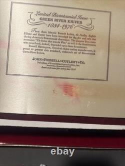 John Russell Limited Bicentennial Issue Green River Hunter Limited 1976 4pc Set