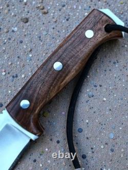 Joker Nomad Fixed Knife 6.5 Bohler N695 Steel Full Blade Walnut Wood Handle