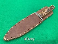 KABAR, LL BEAN VINTAGE 1930 TO 1960 CONTRACT KNIFE BEAUTIFUL WithSHEATH
