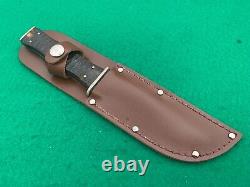 KABAR PRE-WAR 1923-30's RARE UNION CUT CO. BONE HUNTER KNIFE & SHEATH