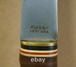 Ka-Bar Axe & Knife Combo Set withLeather Sheath KABAR 1331 & 1232 Ax MADE IN USA