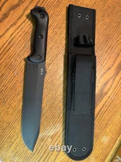 Ka-Bar BK9 Becker Combat Bowie Fixed Blade Knife with Sheath BK9