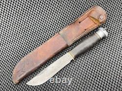 Ka-bar 1927-45 Leather Fixed Blade Hunting Knife