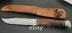 Kabar 1207 U. S. A. Viet Nam Era Knife In Original Kabar Leather Sheath