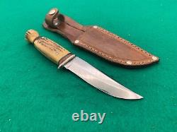 Kabar Stag (shorty) Trading Post Hunter 1923 43, 80-100 Yrs Union Cut Knife 3