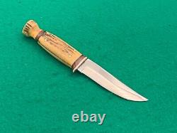 Kabar Stag (shorty) Trading Post Hunter 1923 43, 80-100 Yrs Union Cut Knife 3