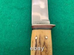 Kabar Stag (shorty) Trading Post Hunter 1923 43, 80-100 Yrs Union Cut Knife 3