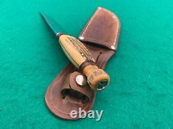 Kabar Stag (shorty) Trading Post Hunter 1923 43, 80-100 Yrs Union Cut Knife 3