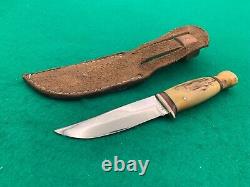 Kabar Stag (shorty) Trading Post Hunter 1923 43, 80-100 Yrs Union Cut Knife 3