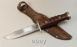 Kassnar Ireland 5156 Carbon Steel Hunting Combat Survival Knife & Leather Sheath