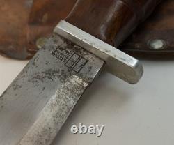 Kassnar Ireland 5156 Carbon Steel Hunting Combat Survival Knife & Leather Sheath