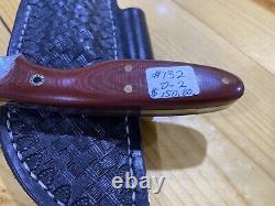 Ken Ward Stag Fixed Blade Knife