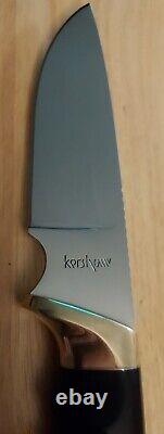 Kershaw 1034 Japan Made Elk Drop Point Knife 1980s MINT No Sheath