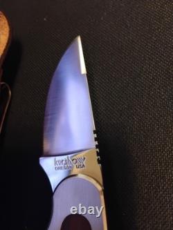 Kershaw 2230 Oregon USA By Kai Japan Fixed Blade Knife With Sheath