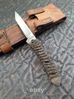 Kim Breed Custom Knife USA Handmade 3 1/4 Tanto With Custom Sheath