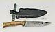 Kizlyar Russian Hunting Knife 5 7/8 Blade Hardwood Handle with Leather Sheath 4