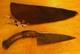 Knife Old Cowboy Western Handmade Stag Custom Fighting Hunting Skinning w Sheath