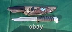 Knife fixed blade vintage COLT BLACK BEAUTY CT466