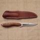 L. C. Smith Fixed Blade Walnut Wood Handle Spear Point Full Tang Sheath Included